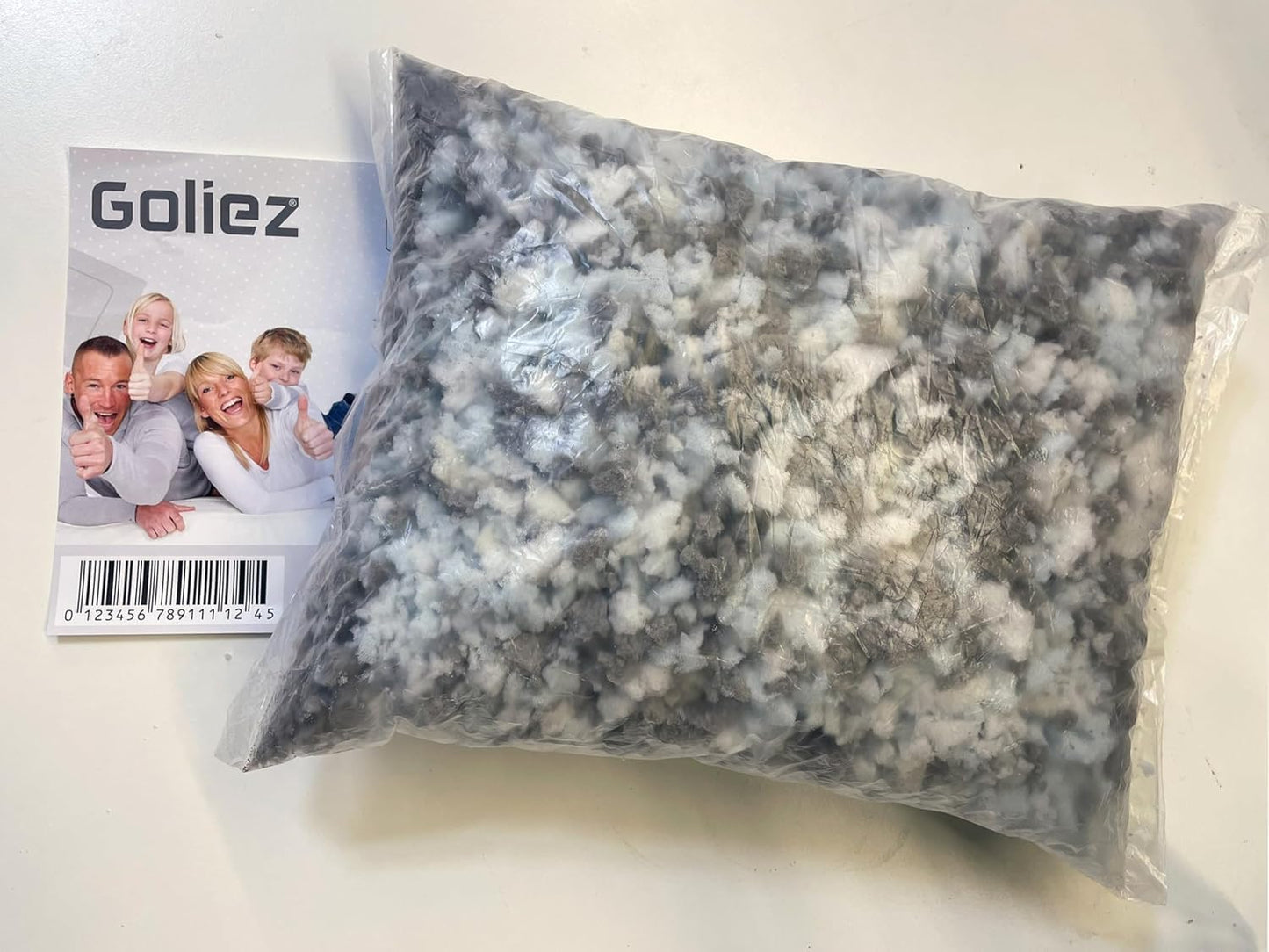 Goliez® PU-Schaumflocken für Kissenfüllungen zerkleinerter Schaumstoff - Füllung für Kissen, Bean Bags und Schutzverpackungsmaterial